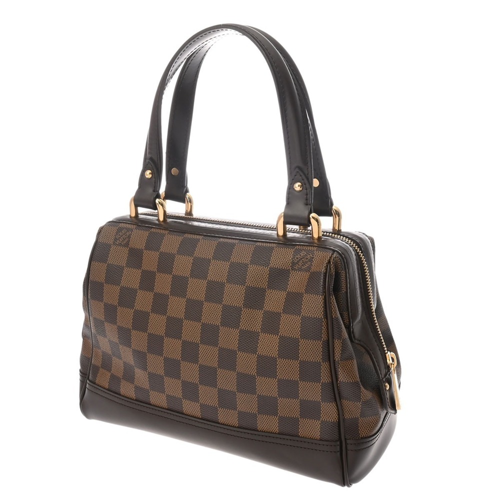 Louis Vuitton Handbag Ebene Brown Damier Knightsbridge Canvas